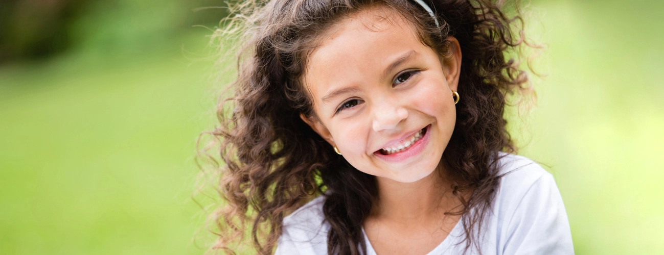 Girl with a beautiful smile